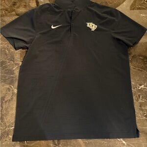 Nike Black UCF Polo with White Logos